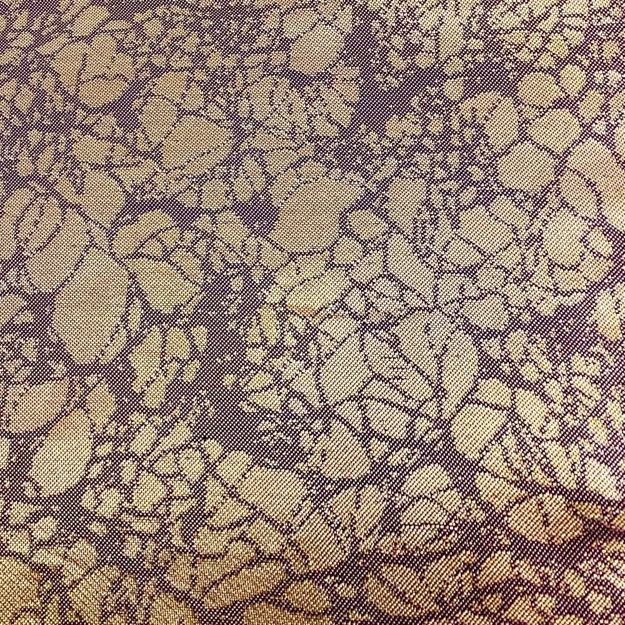 5722# Japanese Vintage Nagoya Obi Belt Kimono Fabric Silk Traditional Embroidery