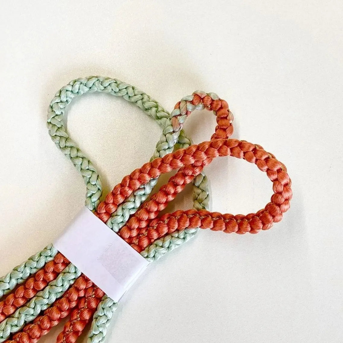 5847# Japanese Kimono Accessory Obiage and Obijime 2-piece Set Silk Shibori