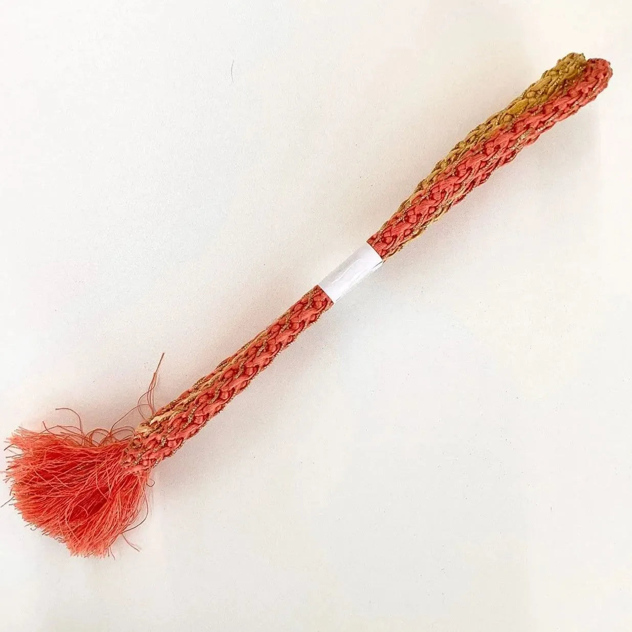 5853# Japanese Kimono Accessory Obiage and Obijime 2-piece Set Silk Shibori