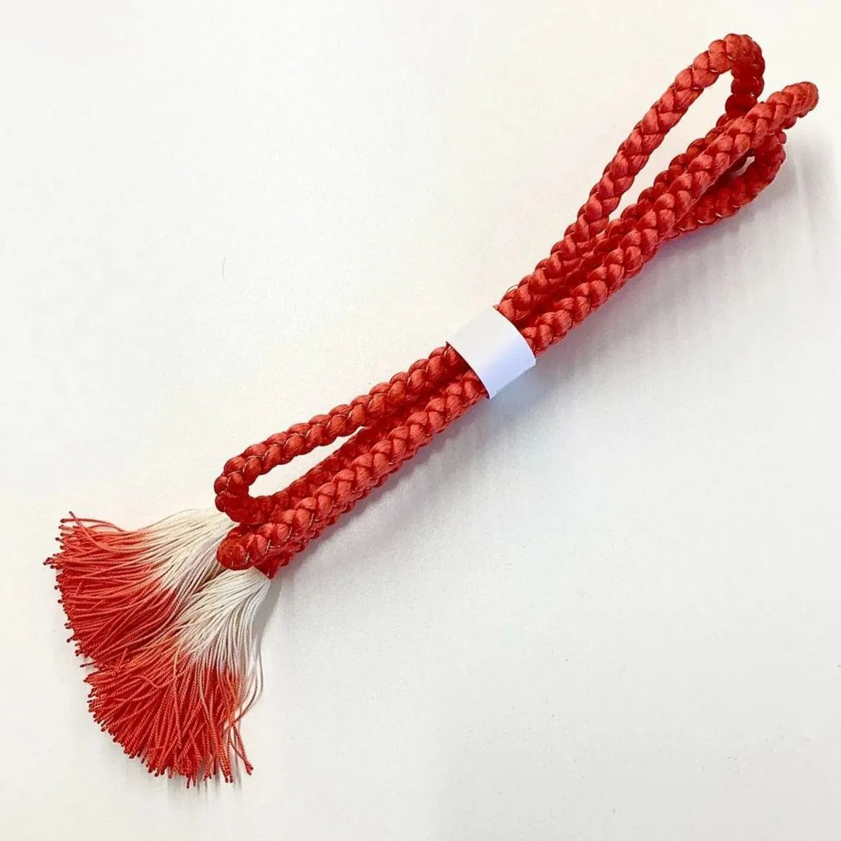 5863# Japanese Kimono Accessory Obiage and Obijime 2-piece Set Silk Shibori