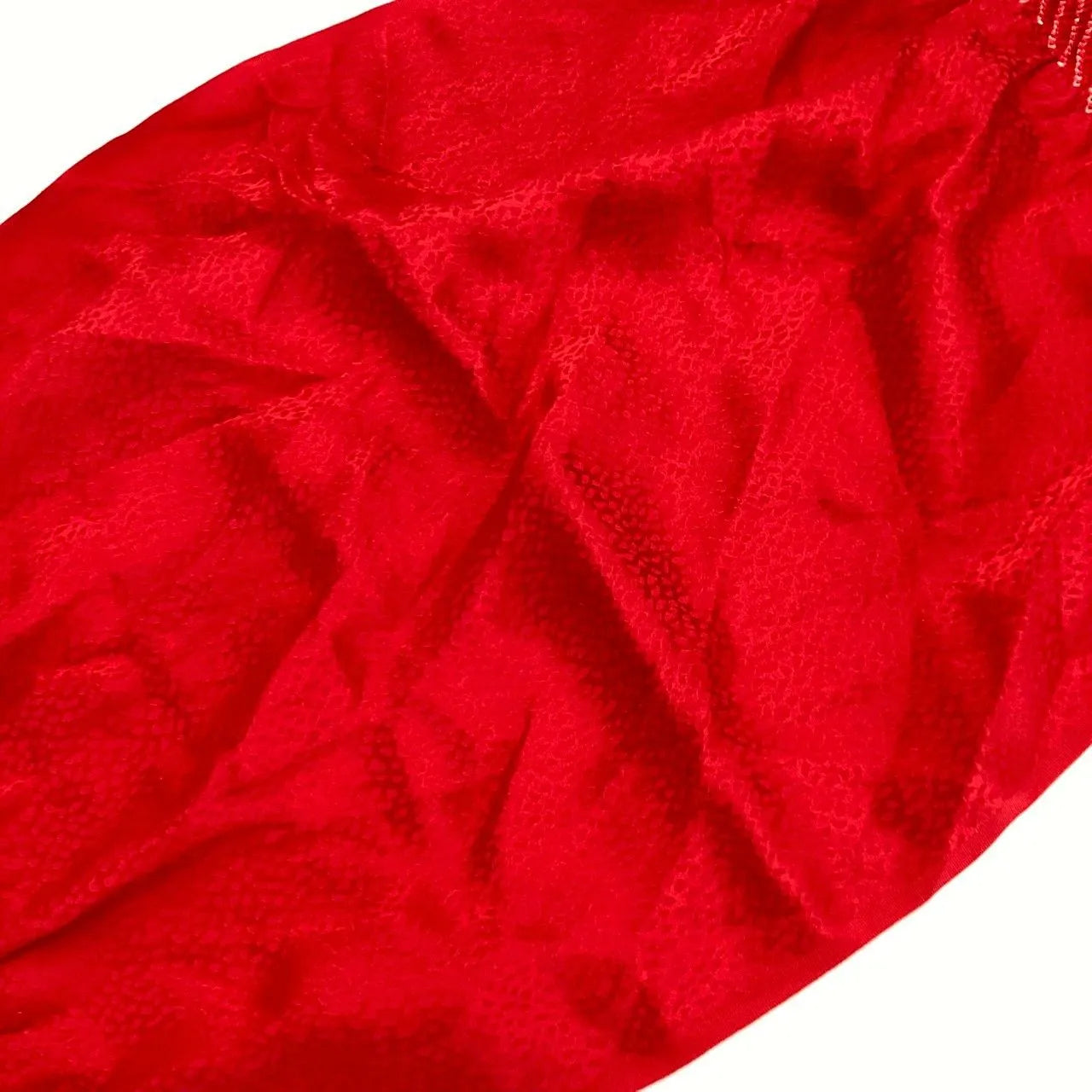 5901# Japanese Kimono Accessory Obiage and Obijime 2-piece Set Silk Shibori