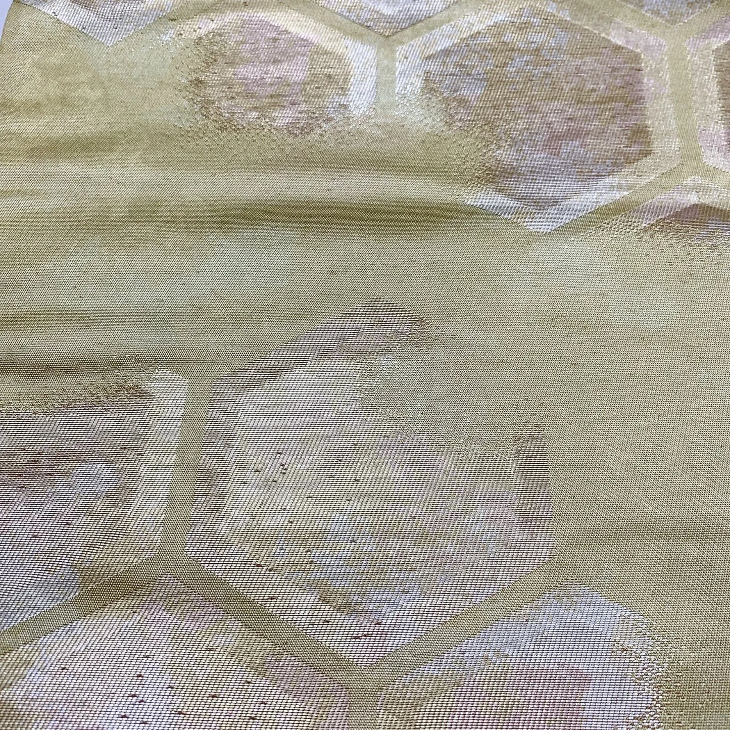 5985# Japanese Vintage Fukuro Obi Belt Kimono Fabric Silk Traditional