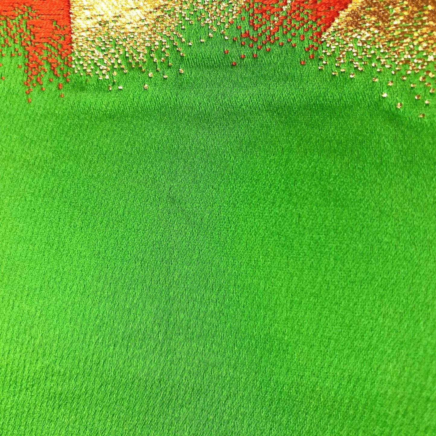 6022# Japanese Vintage Fukuro Obi Belt Kimono Fabric Silk Traditional Embroidery