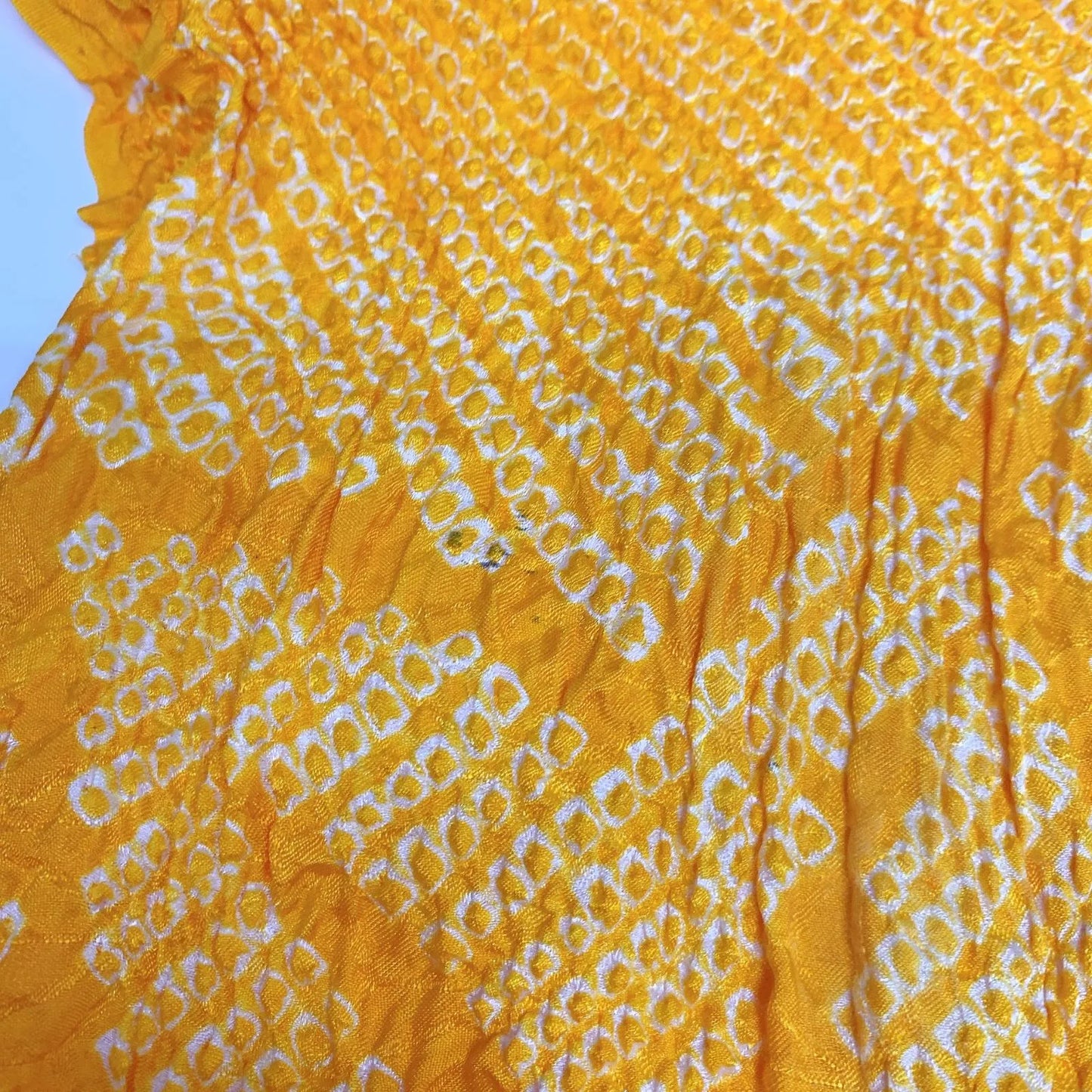 6386# Japanese Kimono Accessory Obiage and Obijime 2-piece Set Silk Shibori