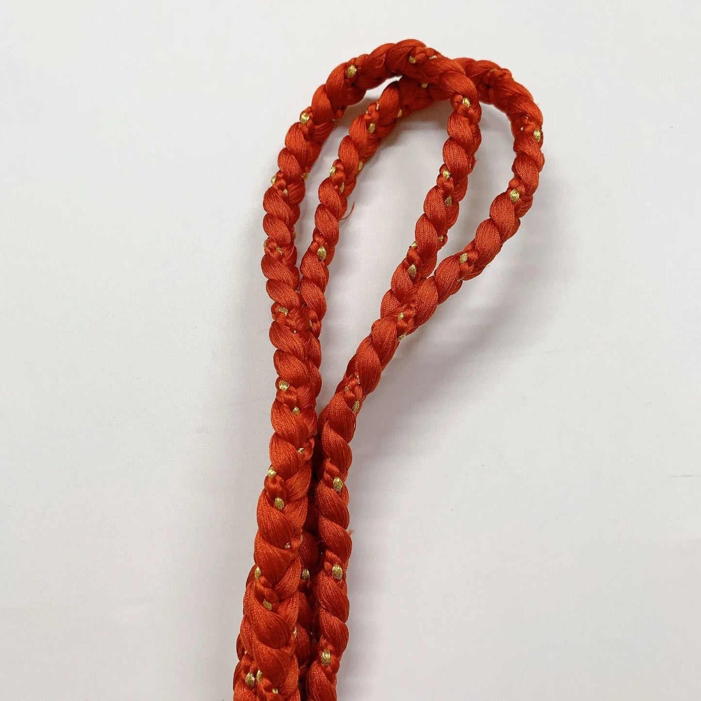 6417# Japanese Kimono Accessory Obiage and Obijime 2-piece Set Silk Shibori