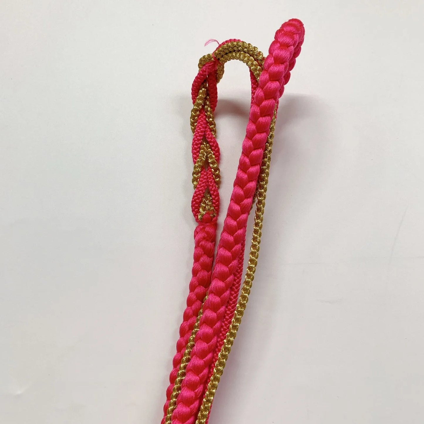 6425# Japanese Kimono Accessory Obiage and Obijime 2-piece Set Silk Shibori