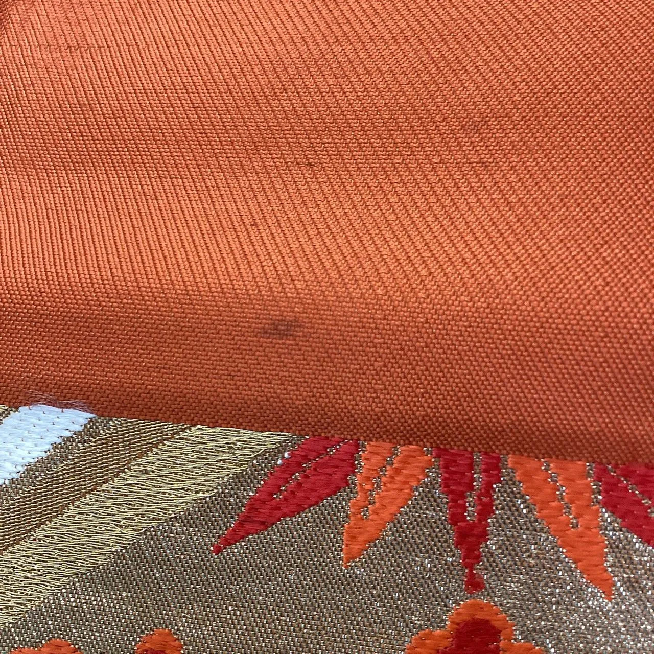 6203# Japanese Vintage Fukuro Obi Belt Kimono Fabric Silk Traditional