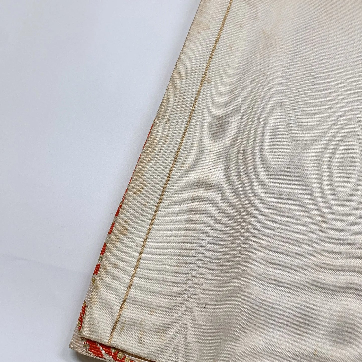 6281# Japanese Vintage Fukuro Obi Belt Kimono Fabric Silk Traditional