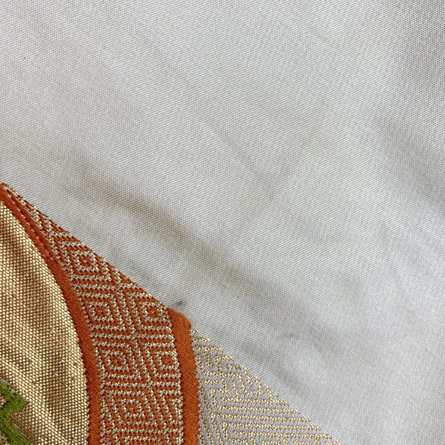 6320# Japanese Vintage Fukuro Obi Belt Kimono Fabric Silk Traditional