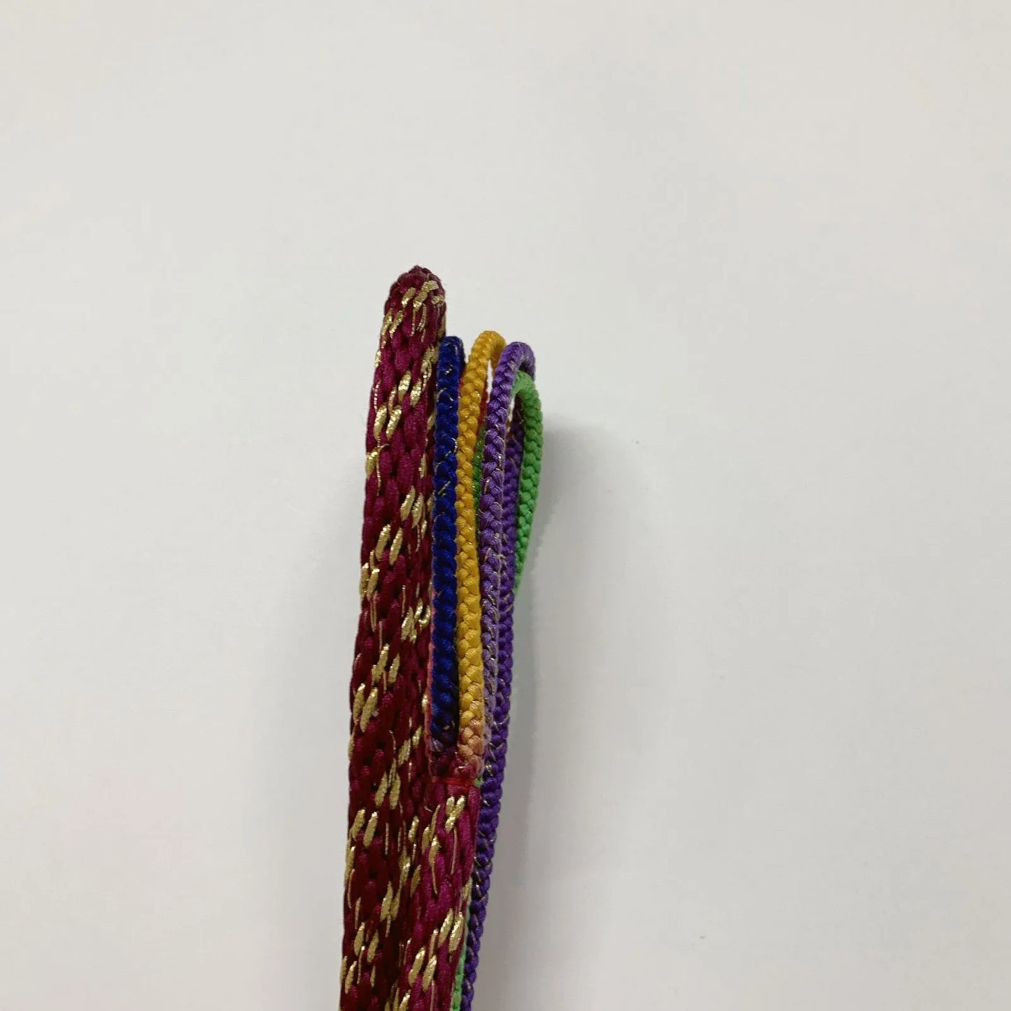 6504# Japanese Kimono Accessory Obiage and Obijime 2-piece Set Silk Shibori