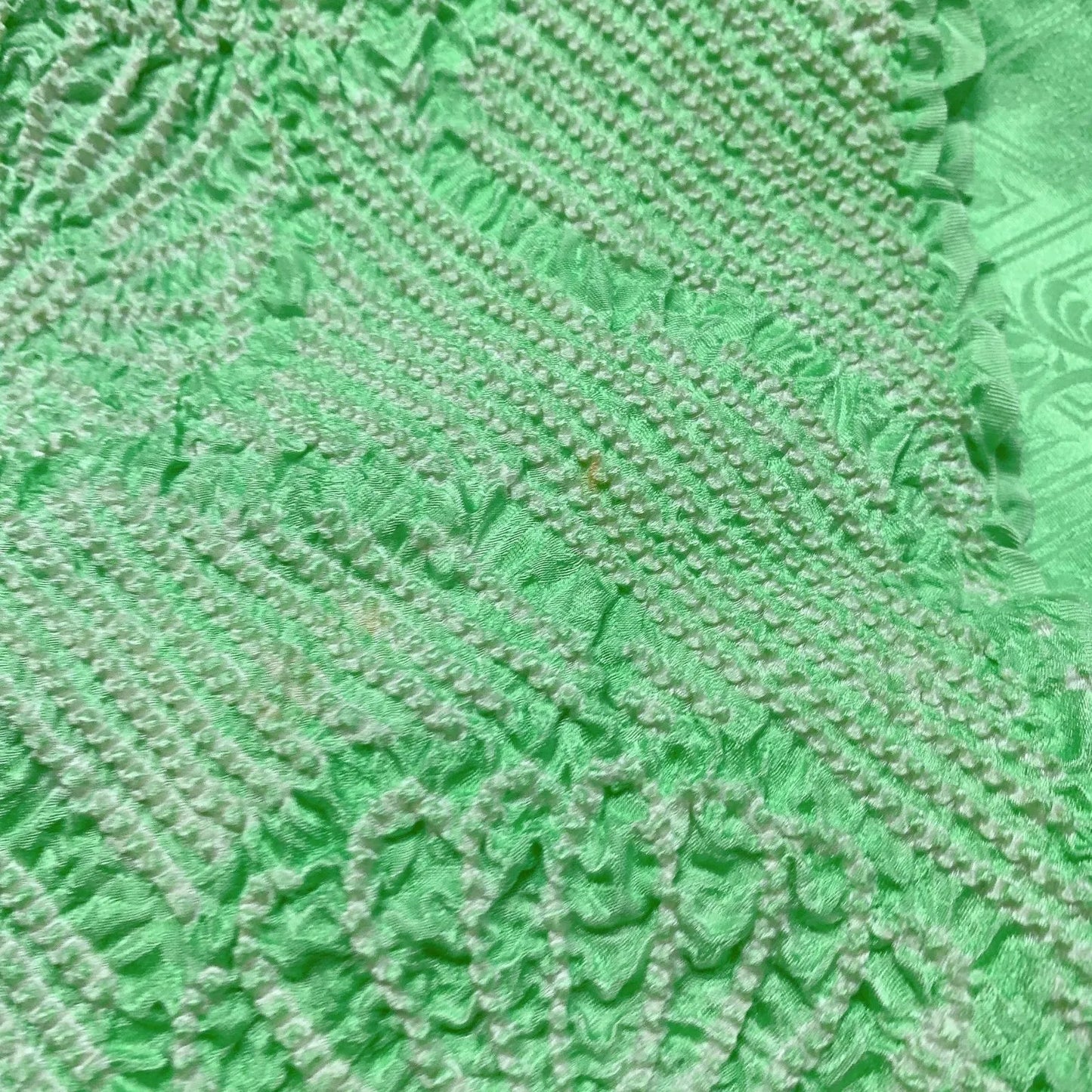 6510# Japanese Kimono Accessory Obiage and Obijime 2-piece Set Silk Shibori