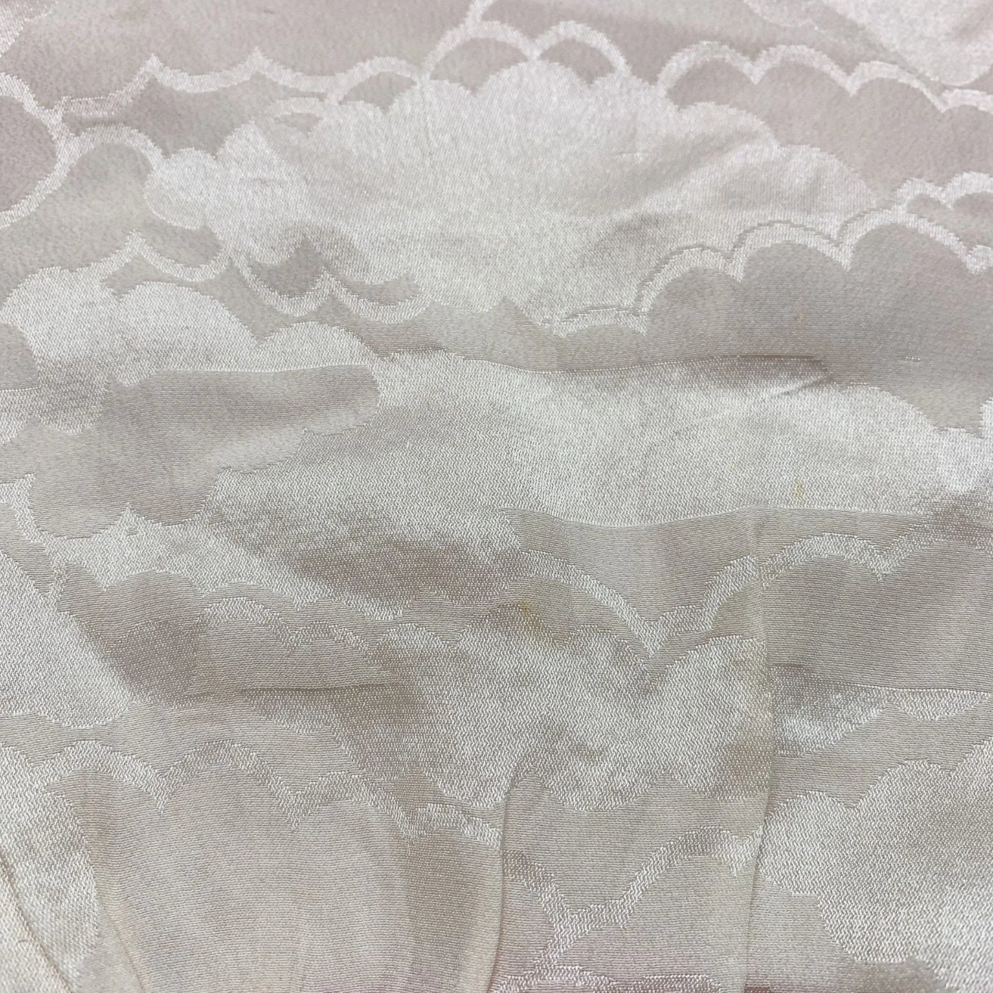 6527# Japanese Kimono Accessory Obiage and Obijime 2-piece Set Silk Shibori