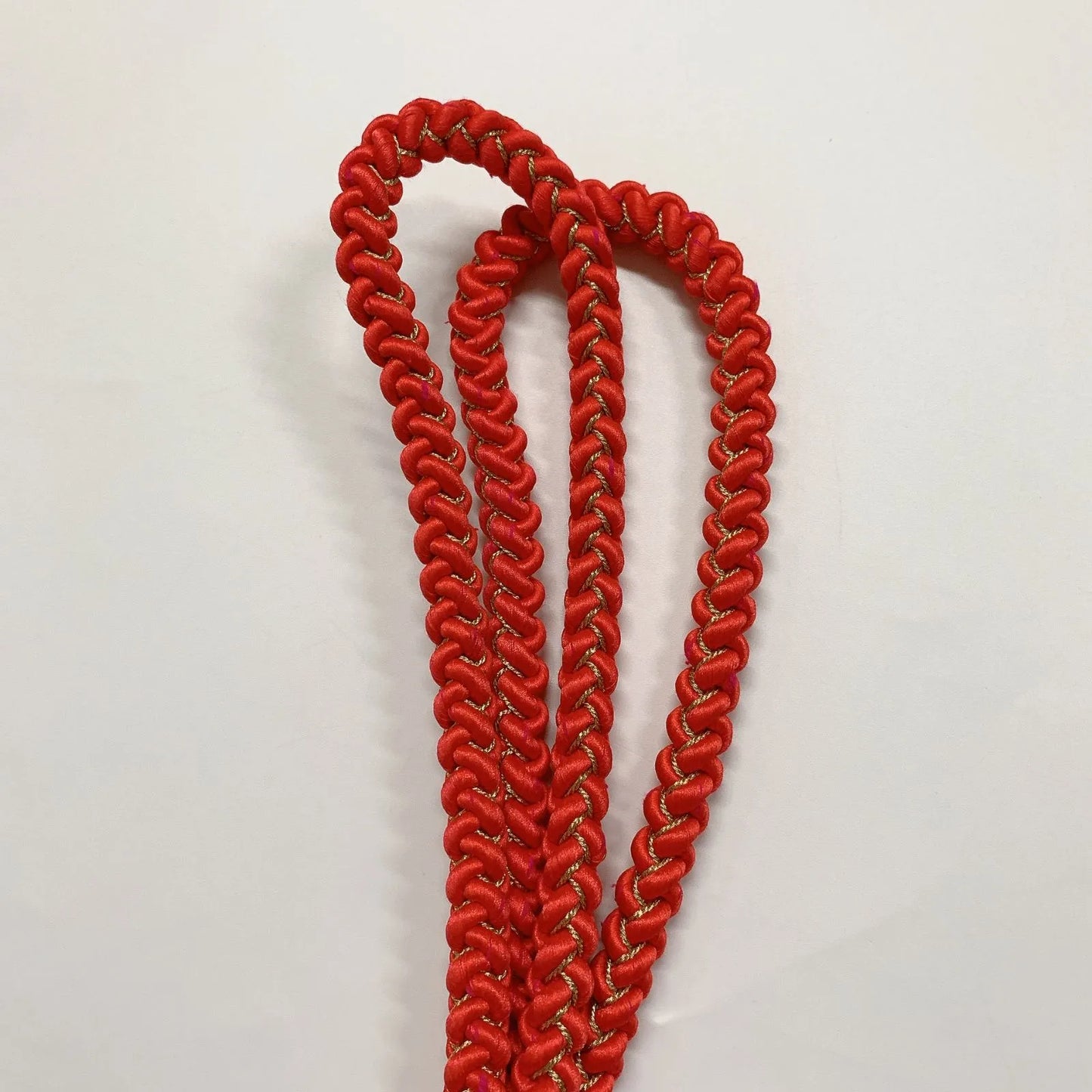 6529# Japanese Kimono Accessory Obiage and Obijime 2-piece Set Silk Shibori