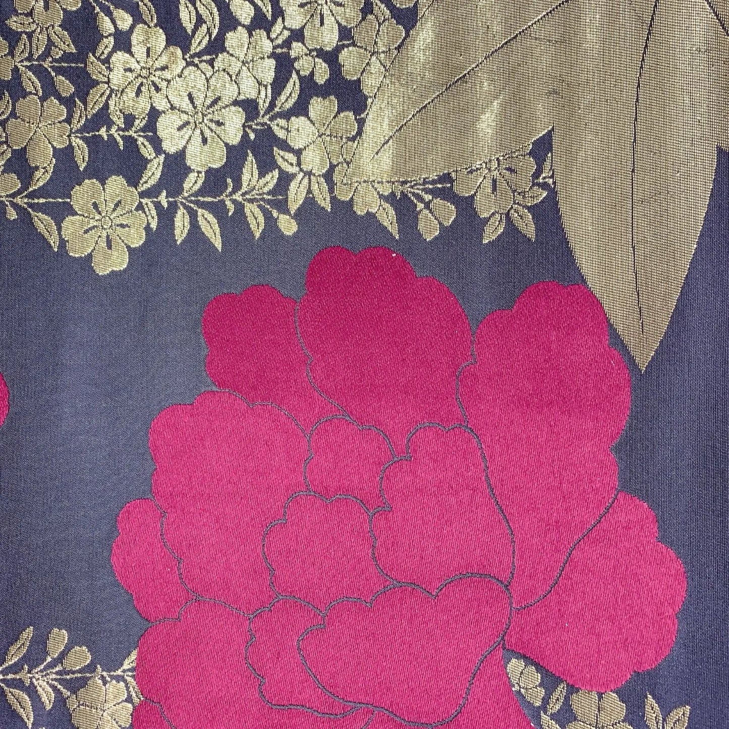 6570# Japanese Vintage Fukuro Obi Belt Kimono Fabric Silk Traditional