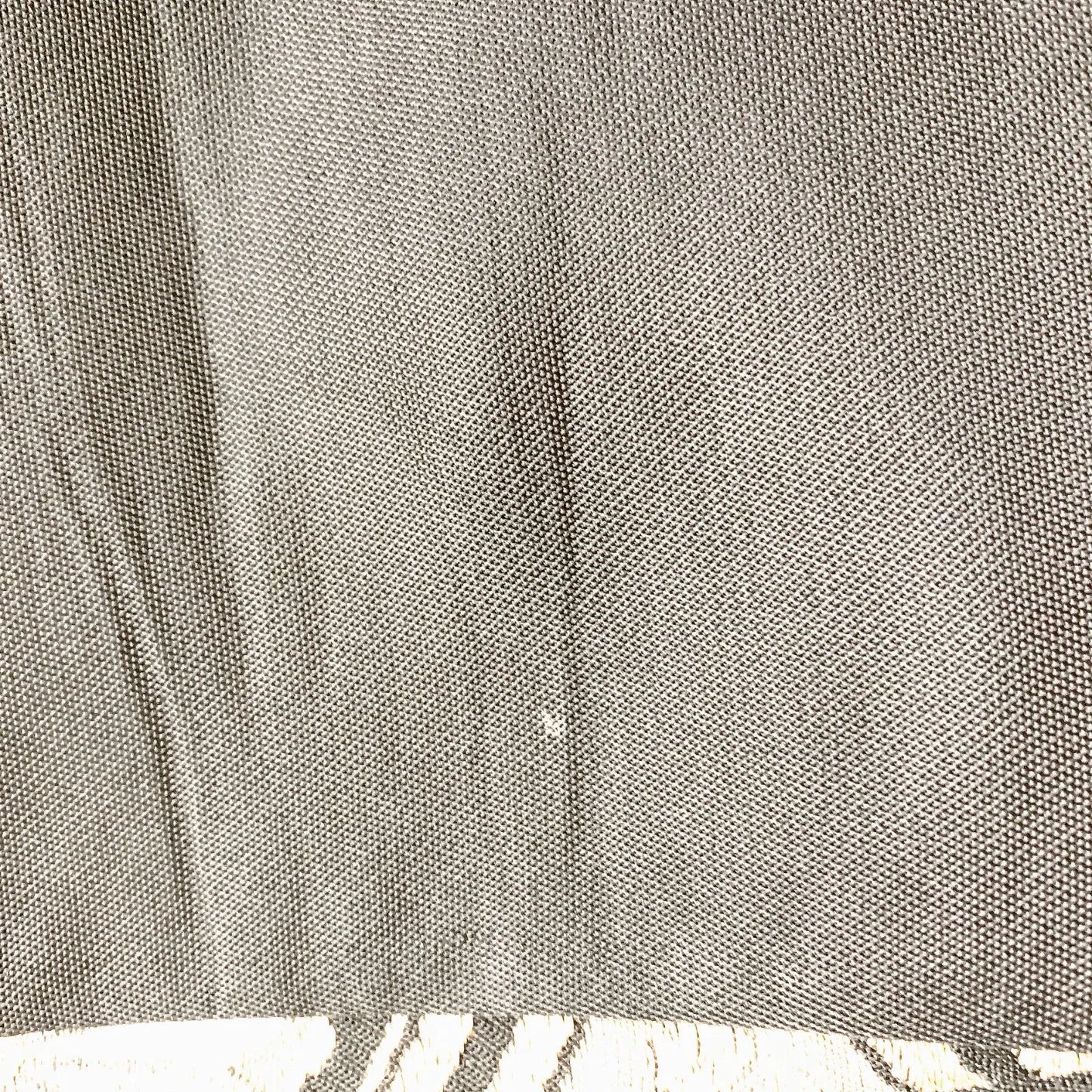 6634# Japanese Vintage Fukuro Obi Belt Kimono Fabric Silk Traditional Black