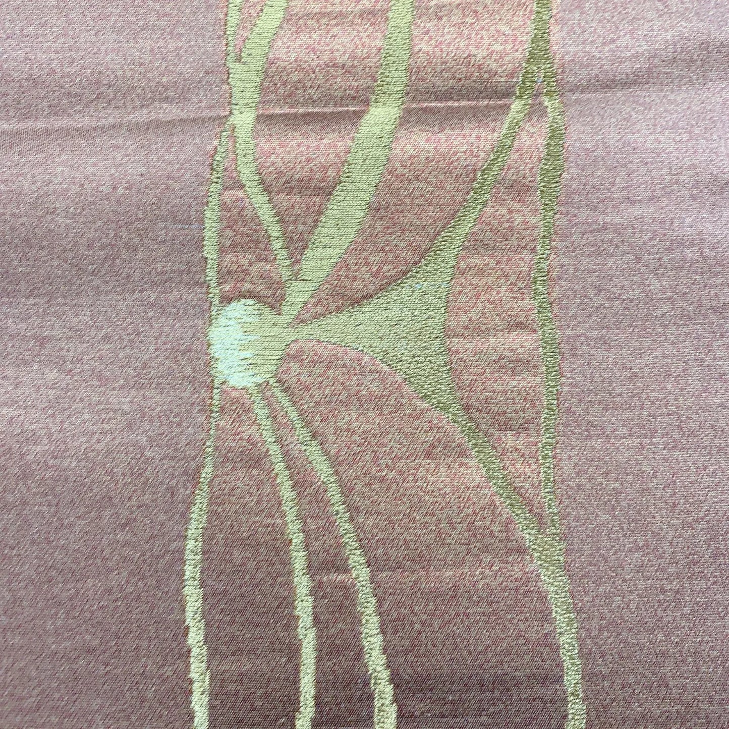 6641# Japanese Vintage Fukuro Obi Belt Kimono Fabric Silk Traditional