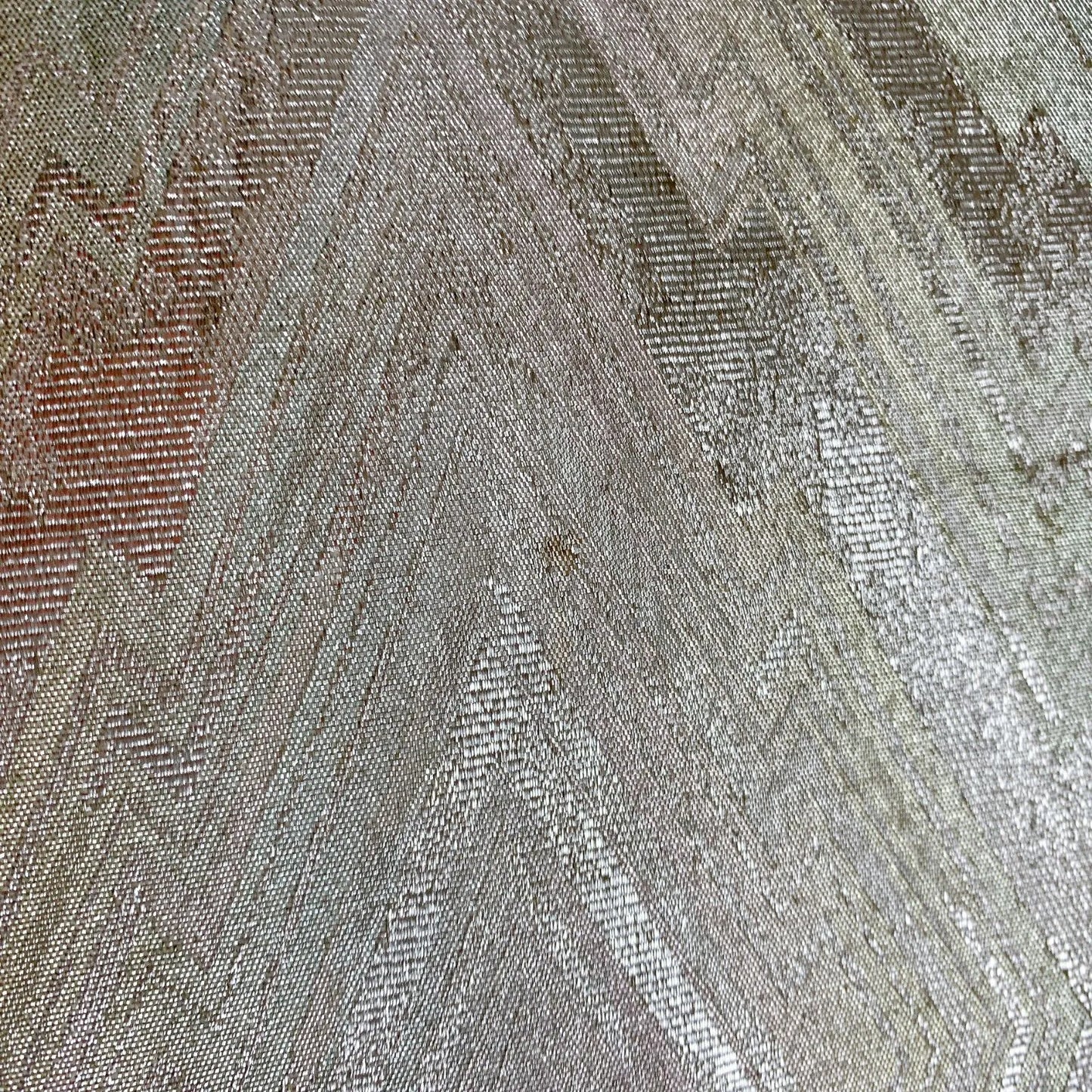 6912# Japanese Vintage Fukuro Obi Belt Kimono Fabric Silk All-over pattern