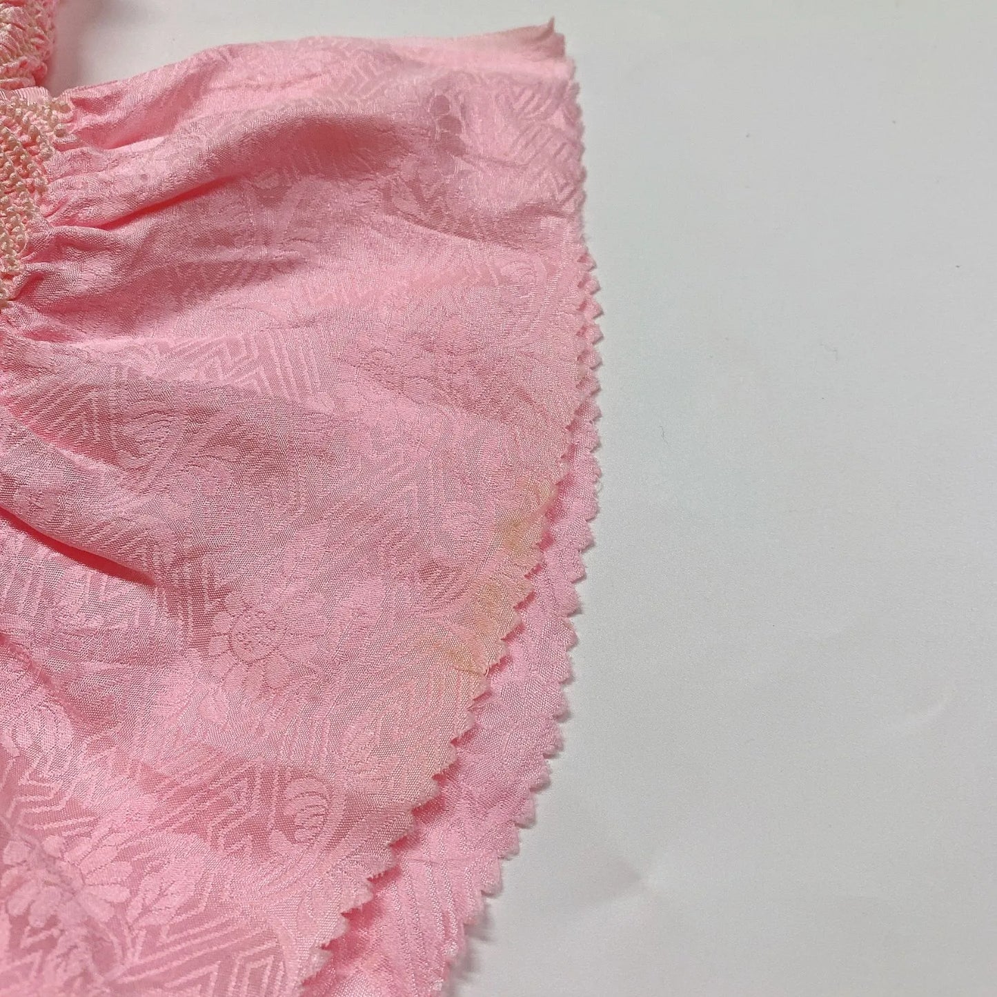 6949# Japanese Kimono Accessory Obiage and Obijime 2-piece Set Silk Shibori