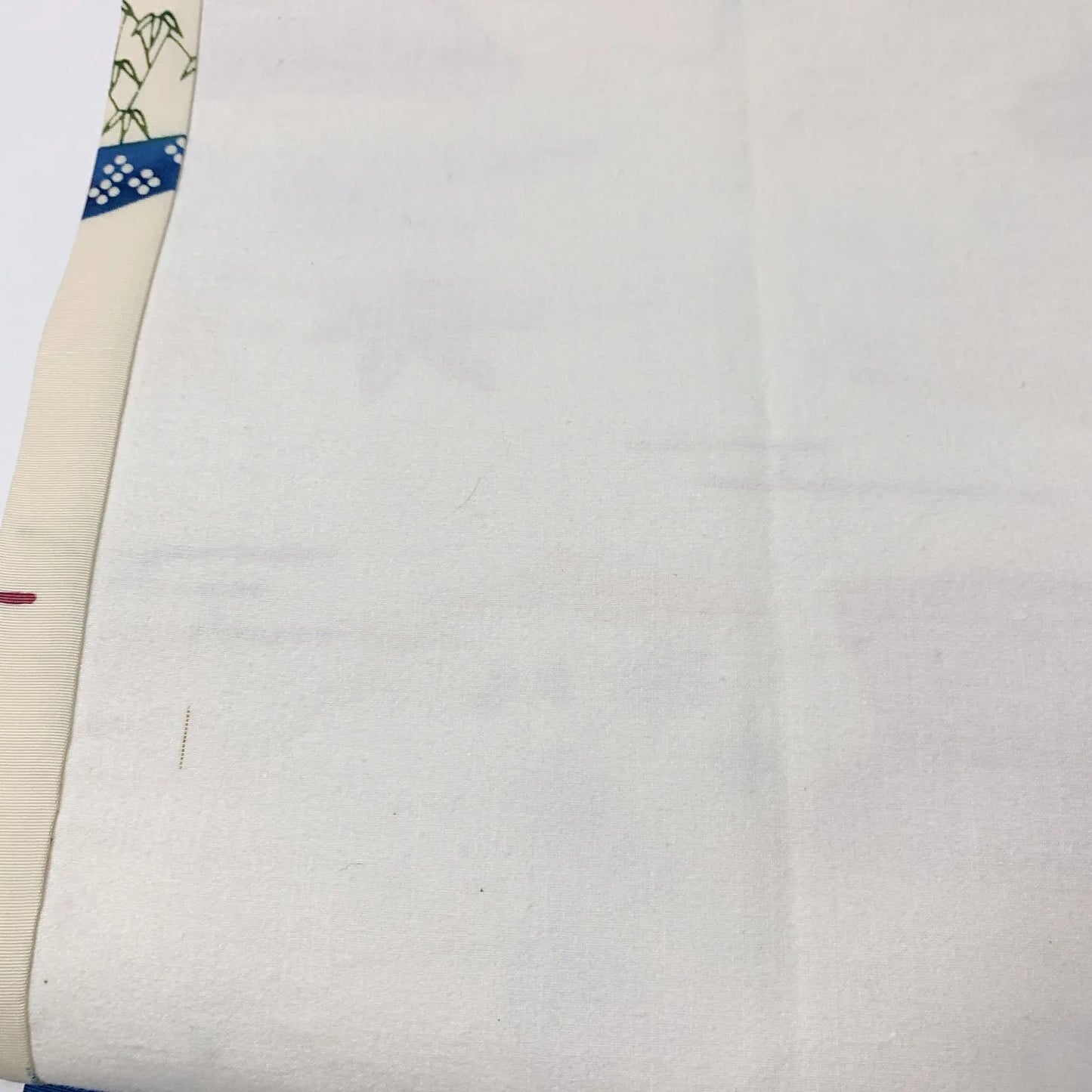 6968# Japanese Vintage Nagoya Obi Belt Kimono Fabric Silk Traditional Blue