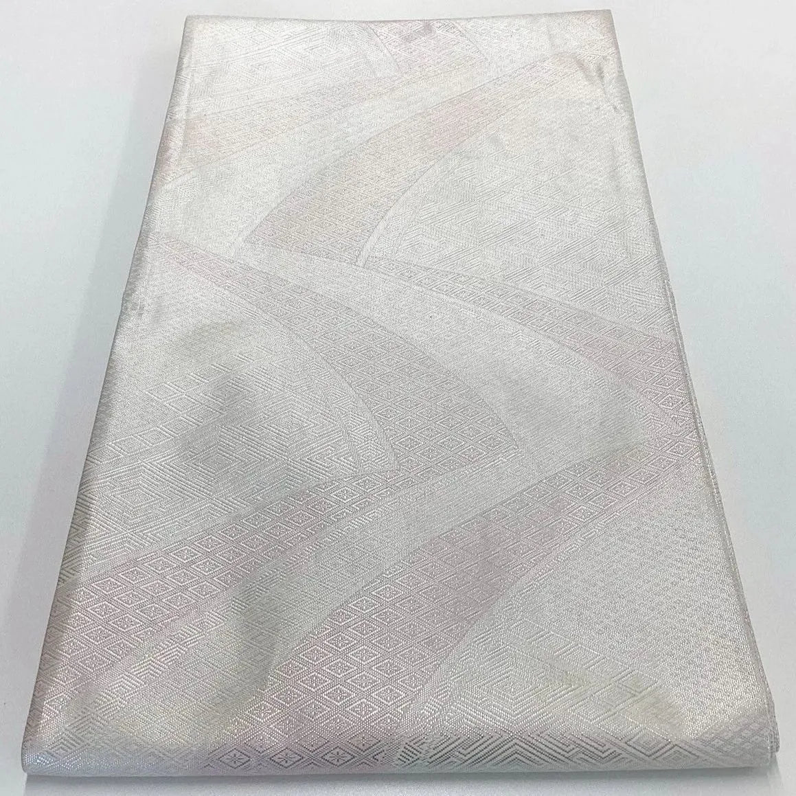 6971# Japanese Vintage Fukuro Obi Belt Kimono Fabric Silk All-over pattern