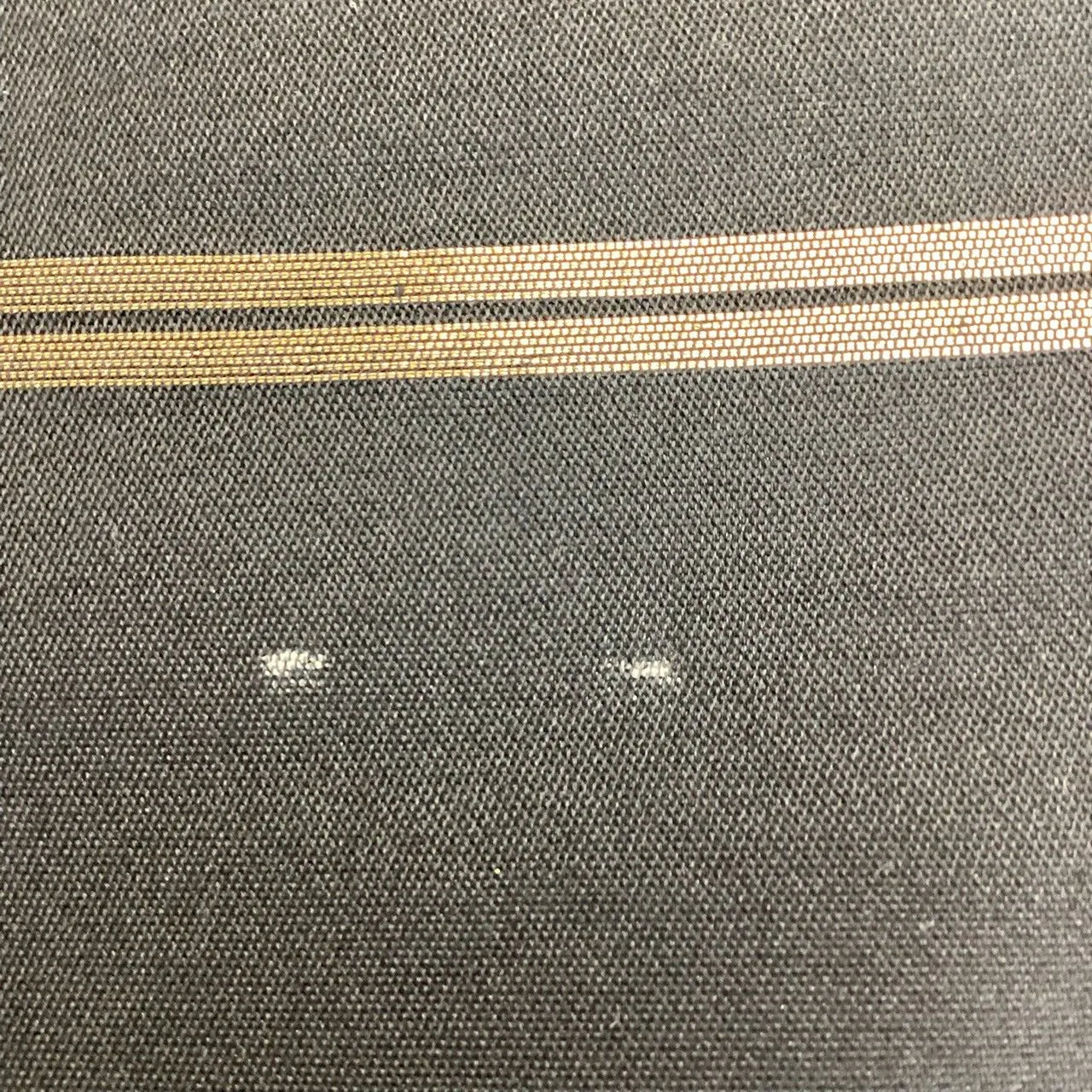 7043# Japanese Vintage Fukuro Obi Belt Kimono Fabric Silk Traditional Black