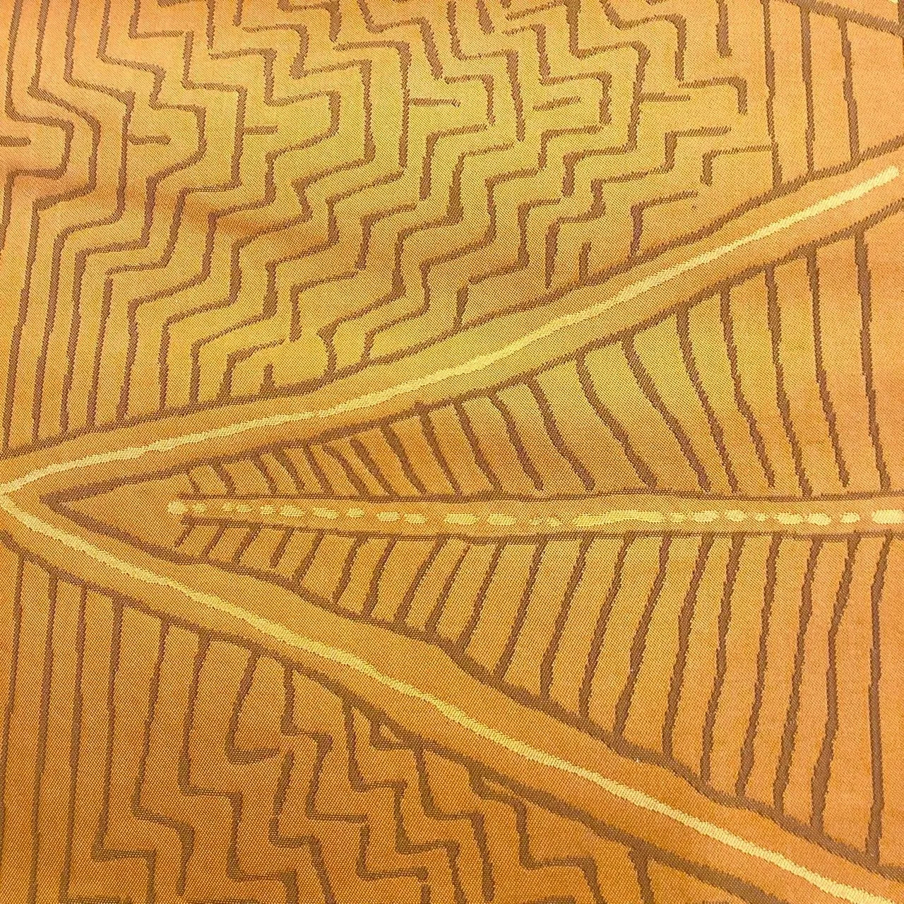 7059# Japanese Vintage Fukuro Obi Belt Kimono Fabric Silk Traditional