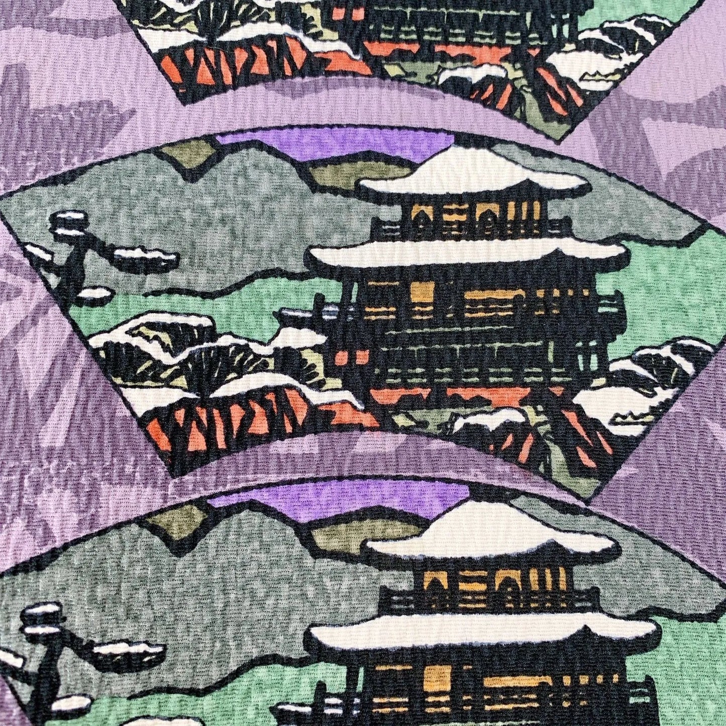 5635# Japanese Vintage Nagoya Obi Belt Kimono Fabric Silk Traditional