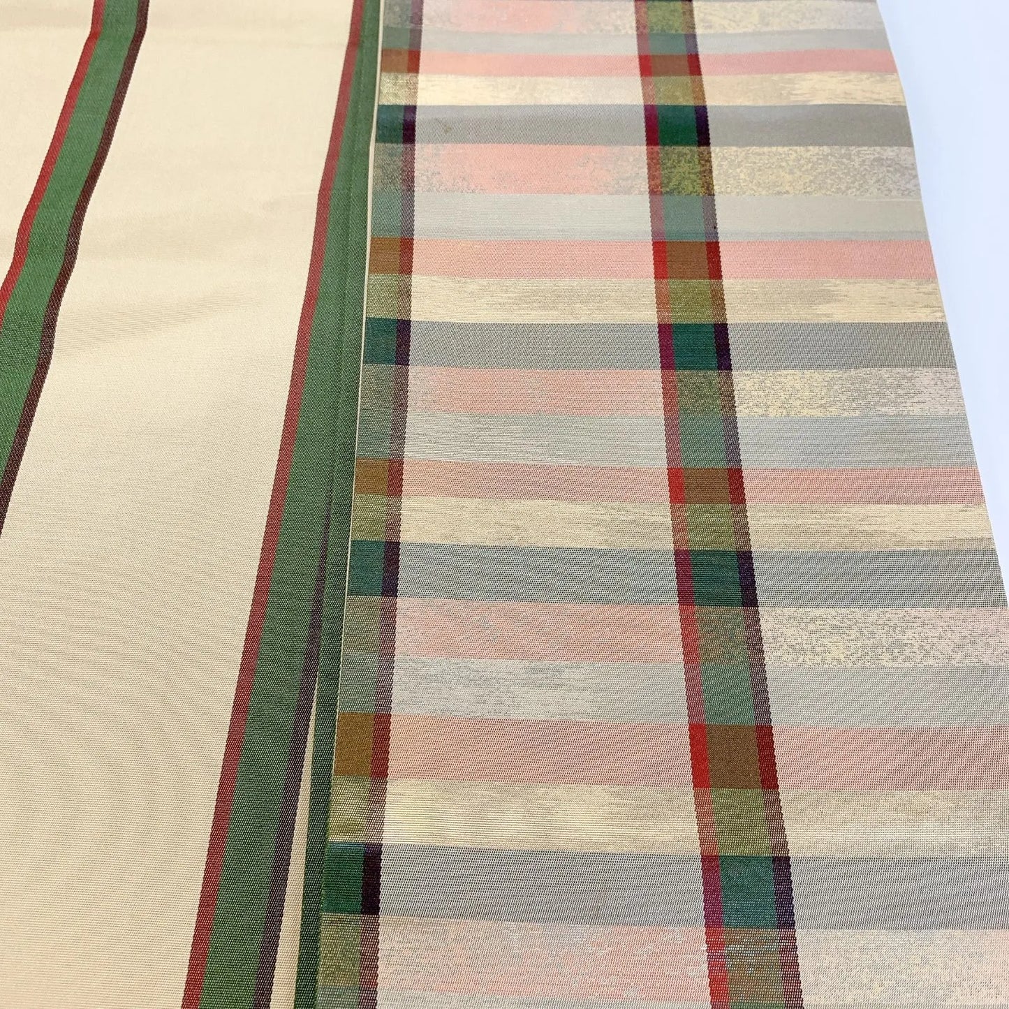 5592# Japanese Vintage Nagoya Obi Belt Kimono Fabric Silk Traditional