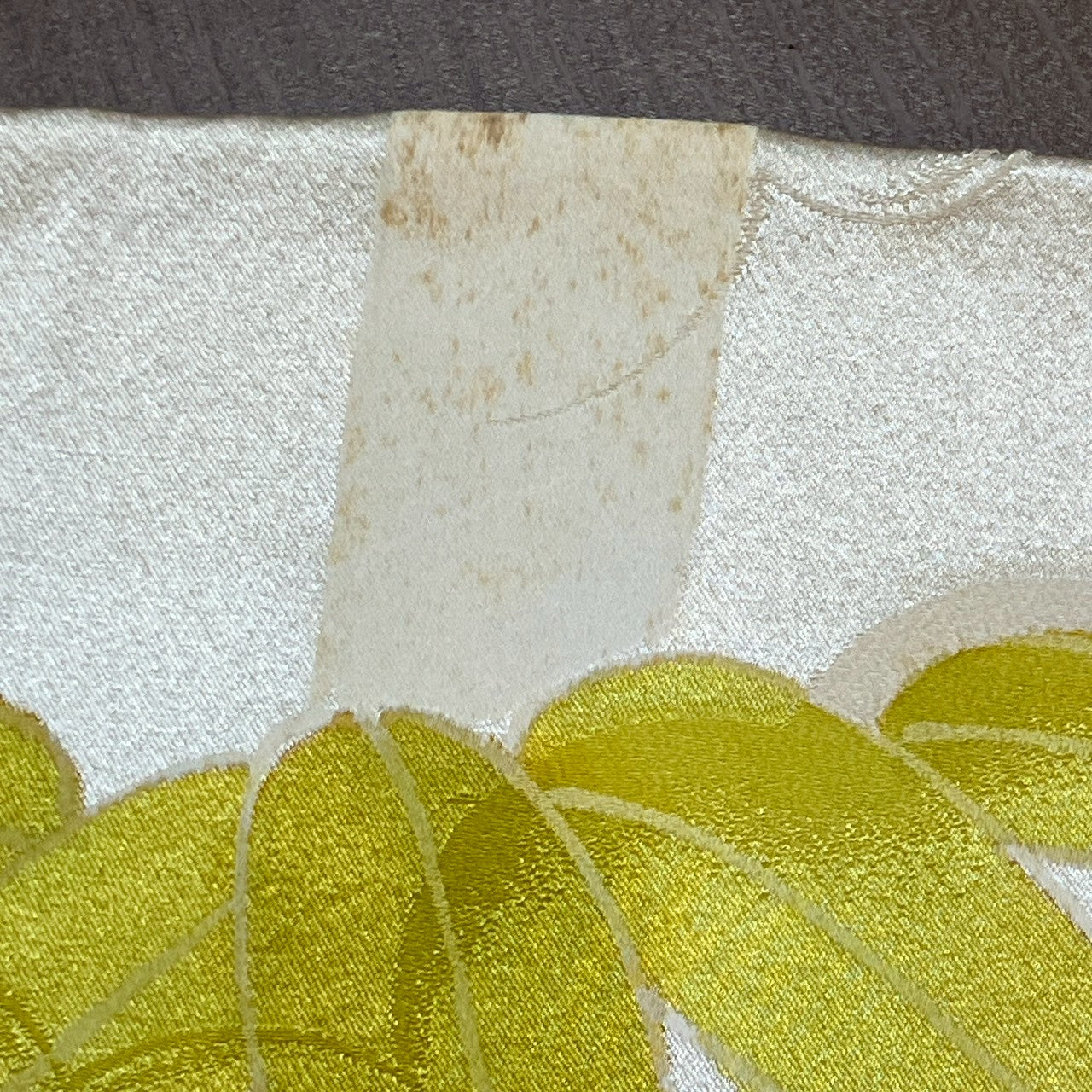 6170# Japanese Vintage Furisode Kimono Obi Obijime Obiage 4-Piece Set Silk Robe