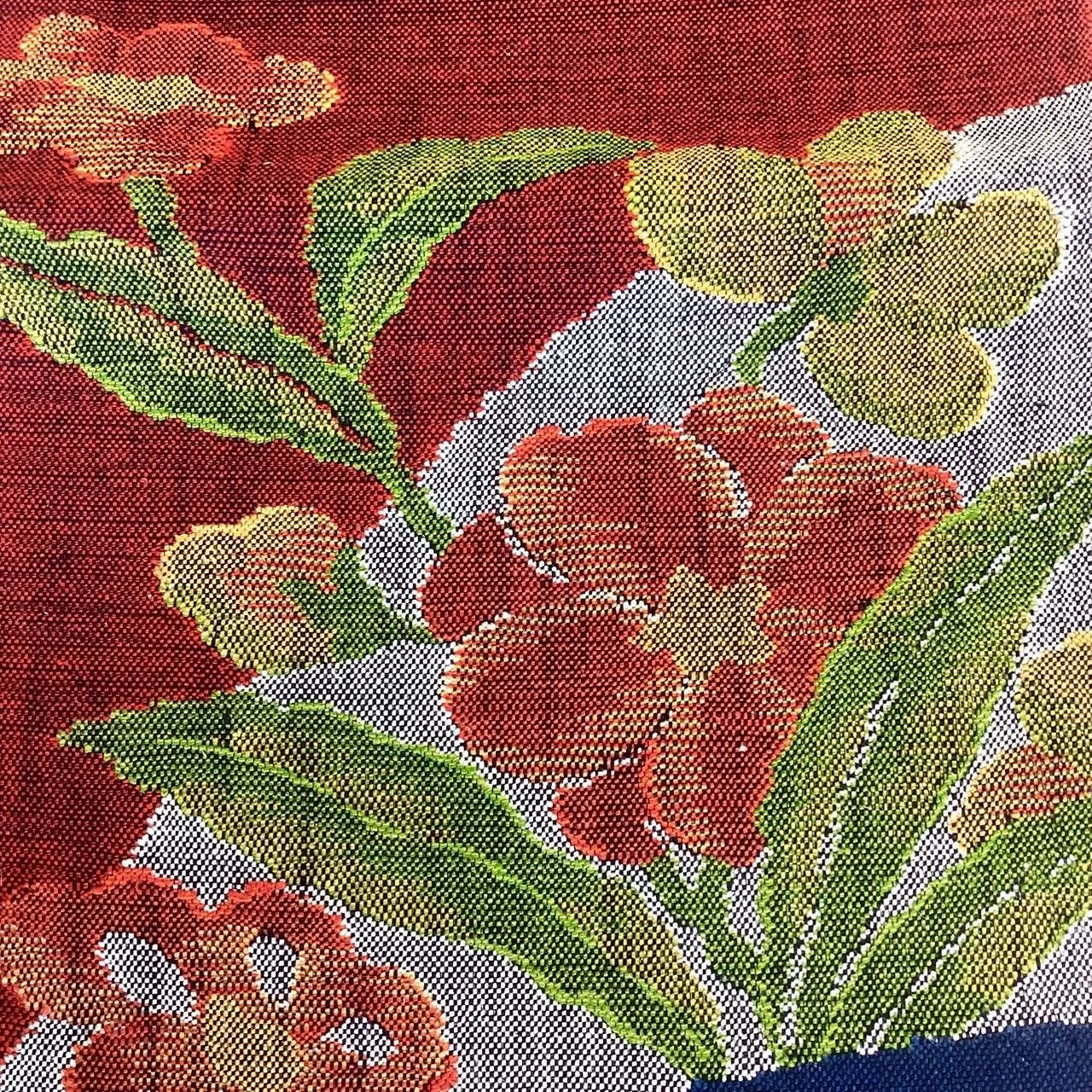 5669# Japanese Vintage Nagoya Obi Belt Kimono Pongee Fabric Silk Traditional