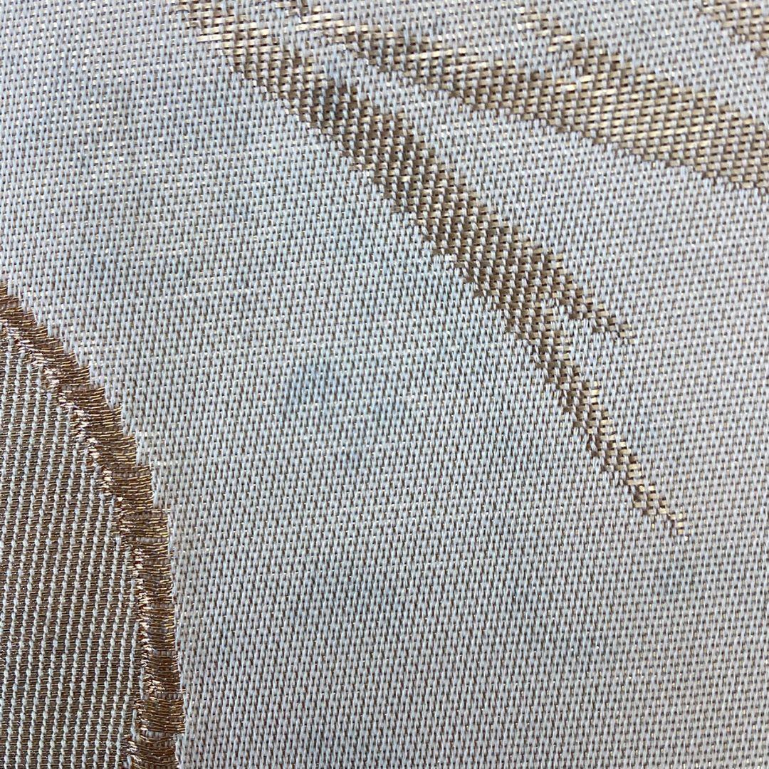 5265# Japanese Vintage Fukuro Obi Belt Kimono Fabric Silk Traditional Gold