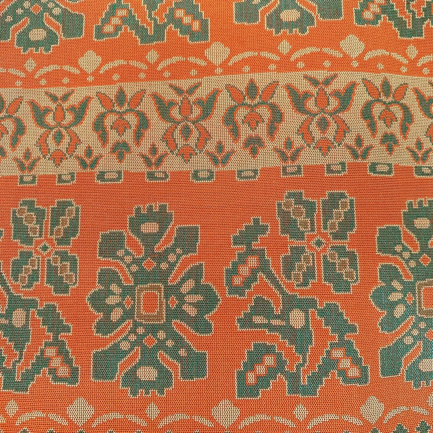 5623# Japanese Vintage Nagoya Obi Belt Kimono Fabric Silk Traditional