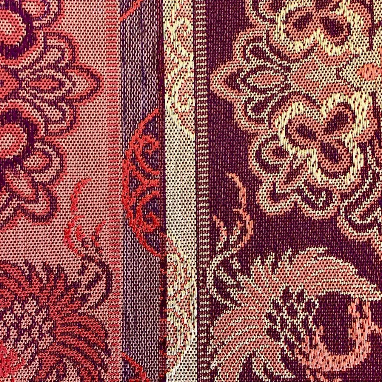 5714# Japanese Vintage Nagoya Obi Belt Kimono Fabric Silk Traditional