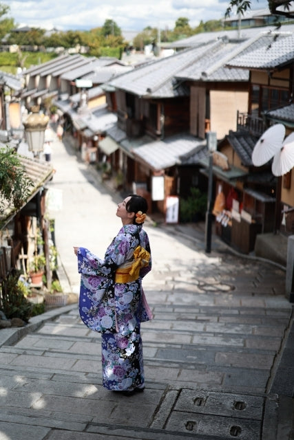 Woman wearing Kimono
