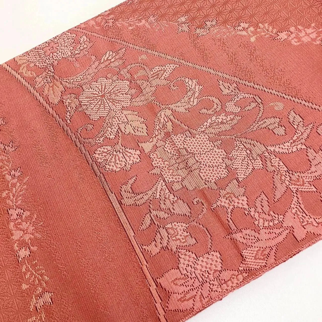 5720# Japanese Vintage Nagoya Obi Belt Kimono Fabric Silk Traditional
