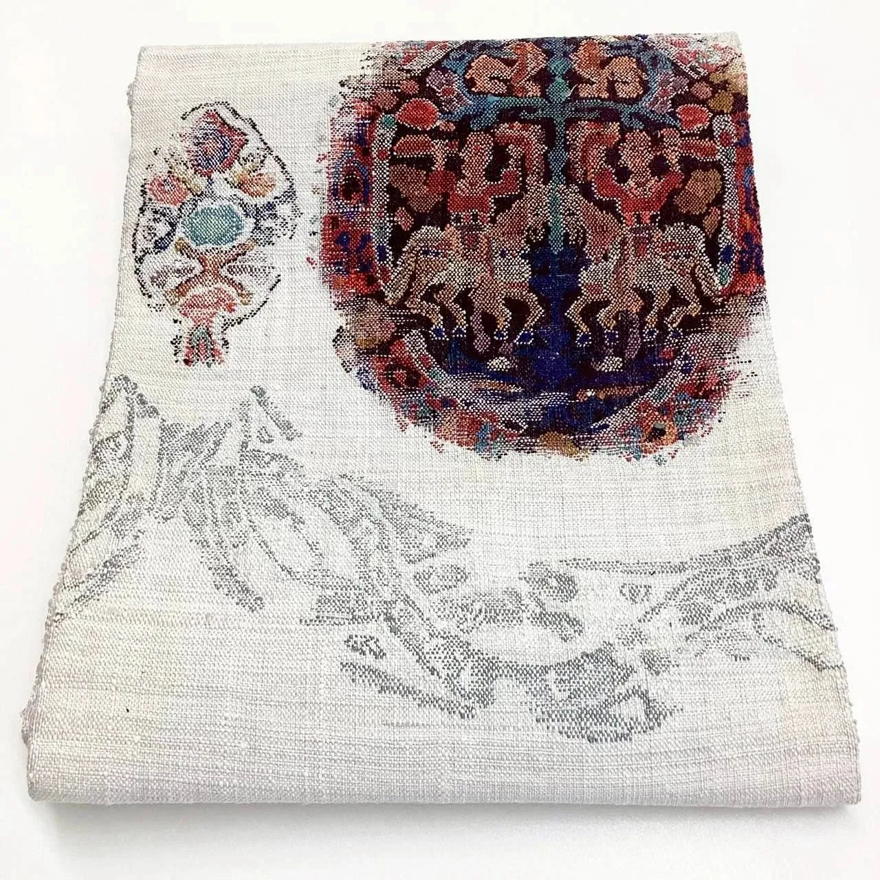 5728# Japanese Vintage Nagoya Obi Belt Kimono Pongee Fabric Silk Traditional