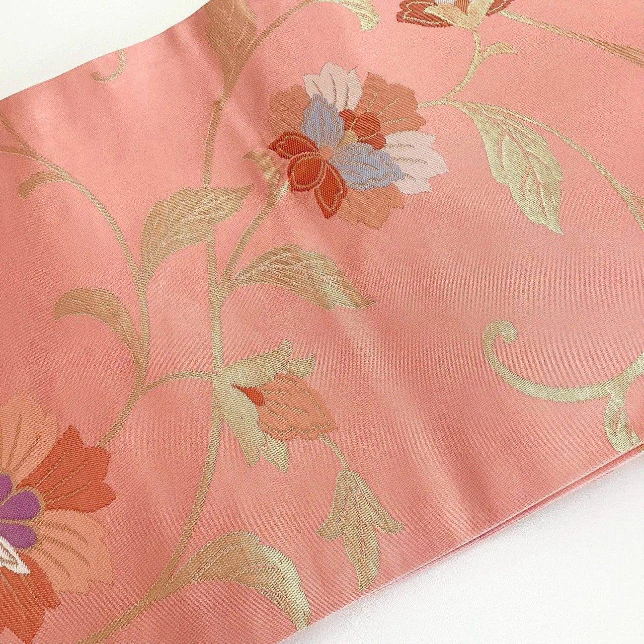 5741# Japanese Vintage Nagoya Obi Belt Kimono Fabric Silk Traditional