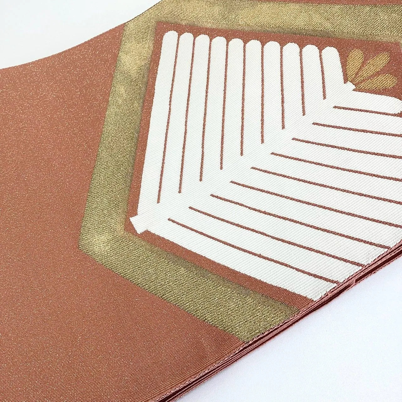 5746# Japanese Vintage Nagoya Obi Belt Kimono Fabric Silk Traditional