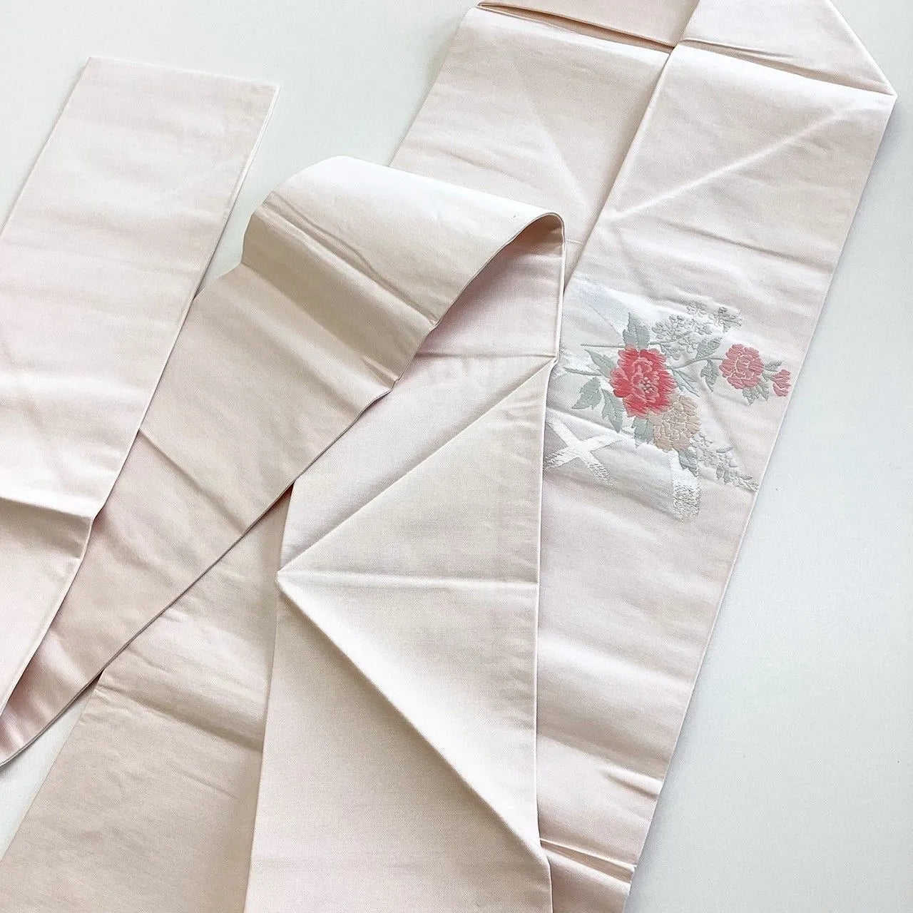 5753# Japanese Vintage Nagoya Obi Belt Kimono Fabric Silk Traditional