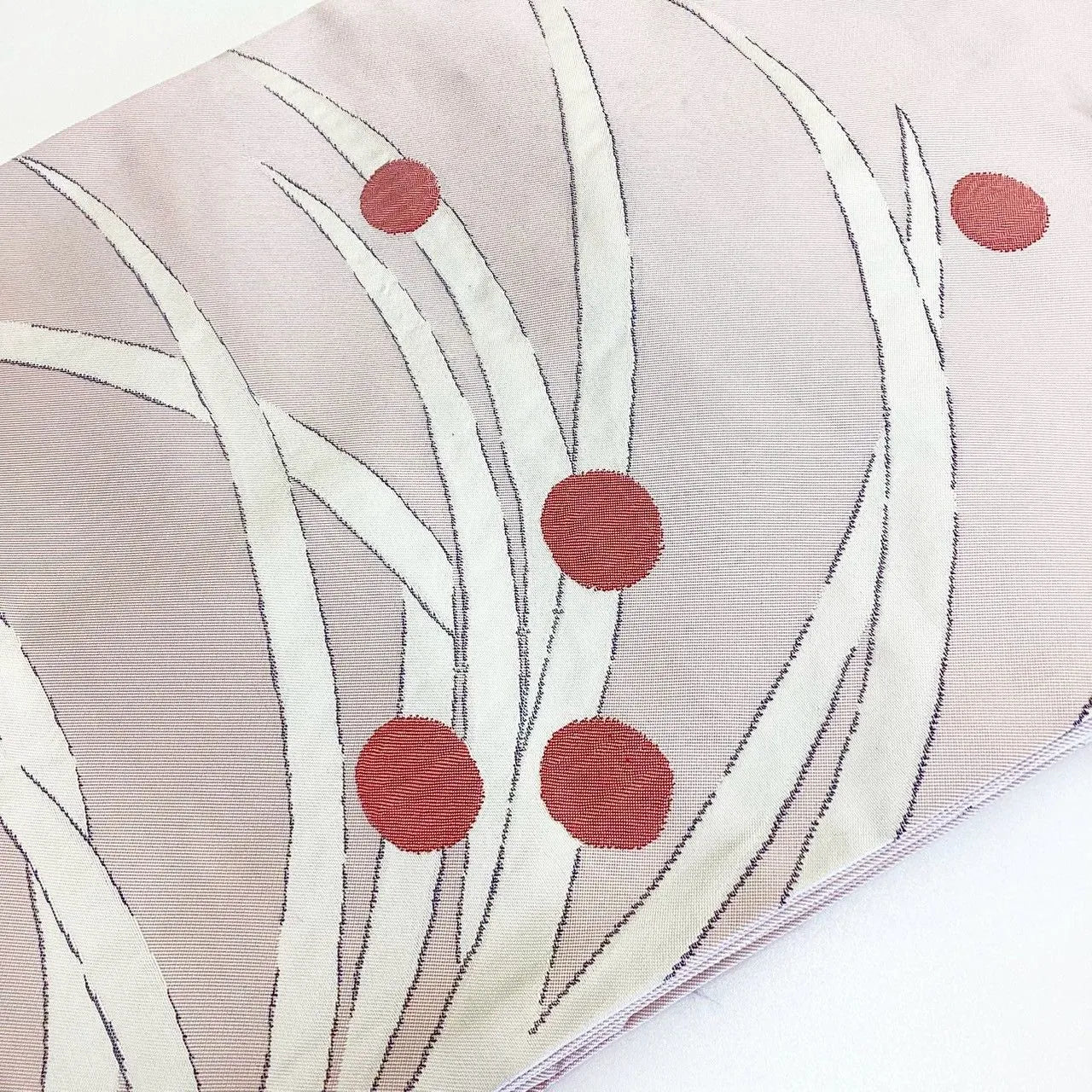 5761# Japanese Vintage Nagoya Obi Belt Kimono Fabric Silk Traditional