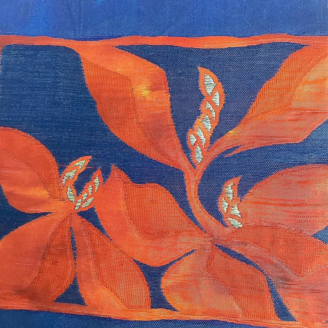 5763# Japanese Vintage Nagoya Obi Belt Kimono Fabric Silk Traditional Summer