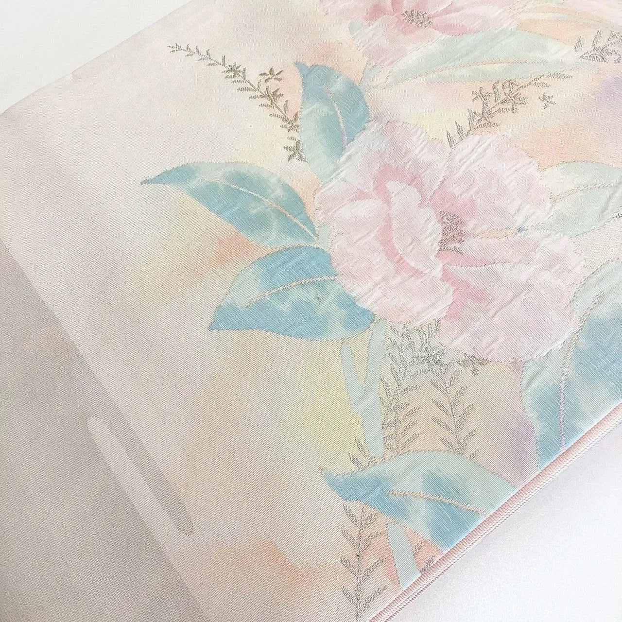 5765# Japanese Vintage Nagoya Obi Belt Kimono Fabric Silk Traditional