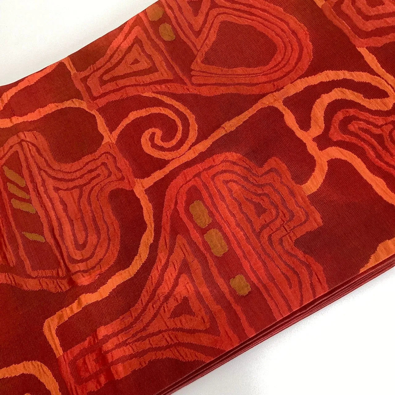 5778# Japanese Vintage Nagoya Obi Belt Kimono Fabric Silk Traditional