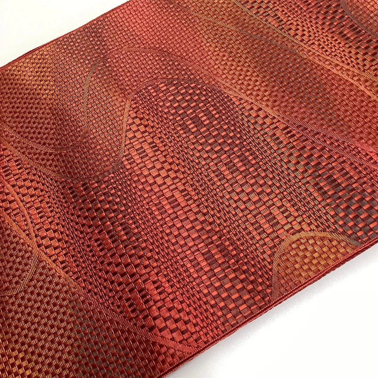 5782# Japanese Vintage Nagoya Obi Belt Kimono Fabric Silk Traditional