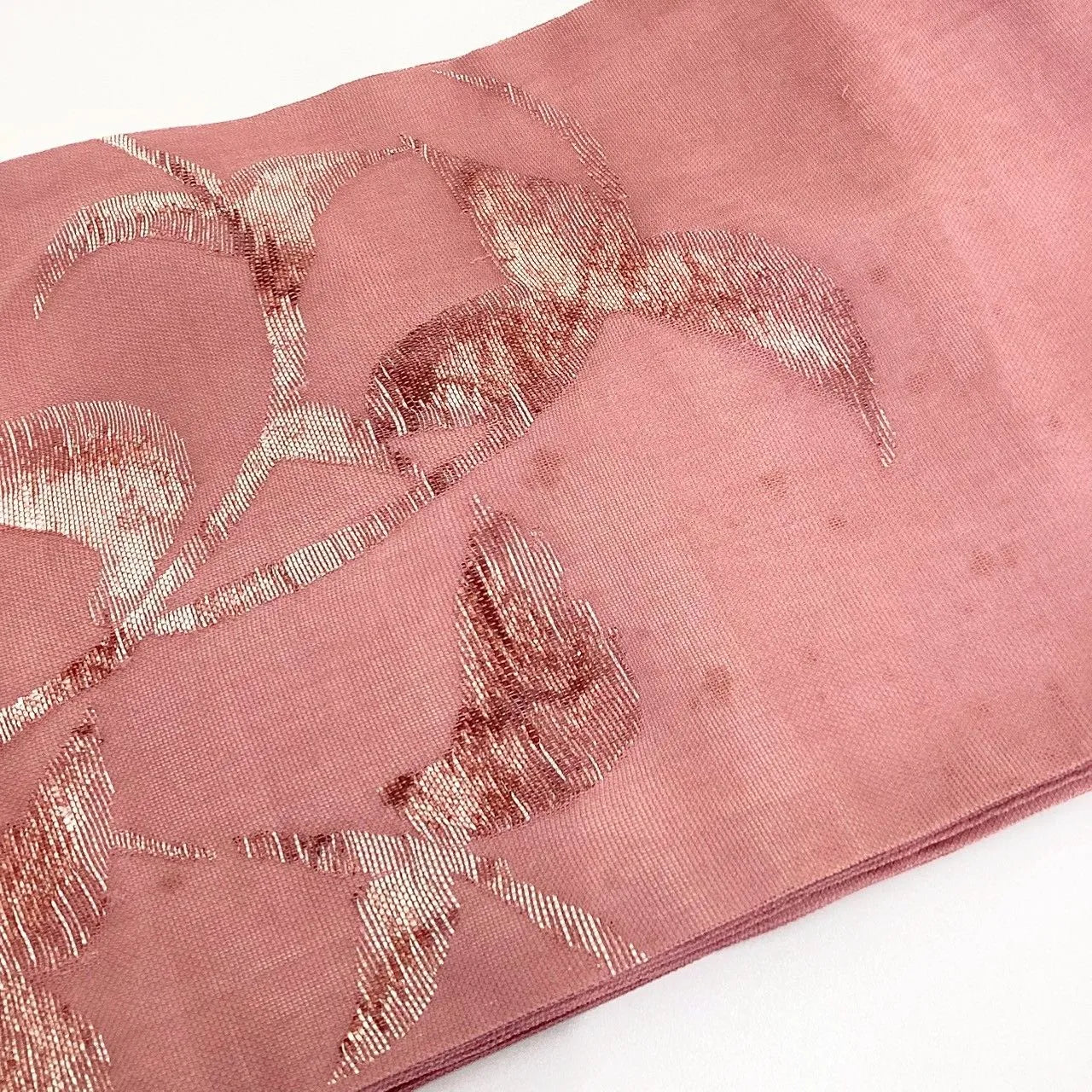 5787# Japanese Vintage Nagoya Obi Belt Kimono Fabric Silk Traditional Summer