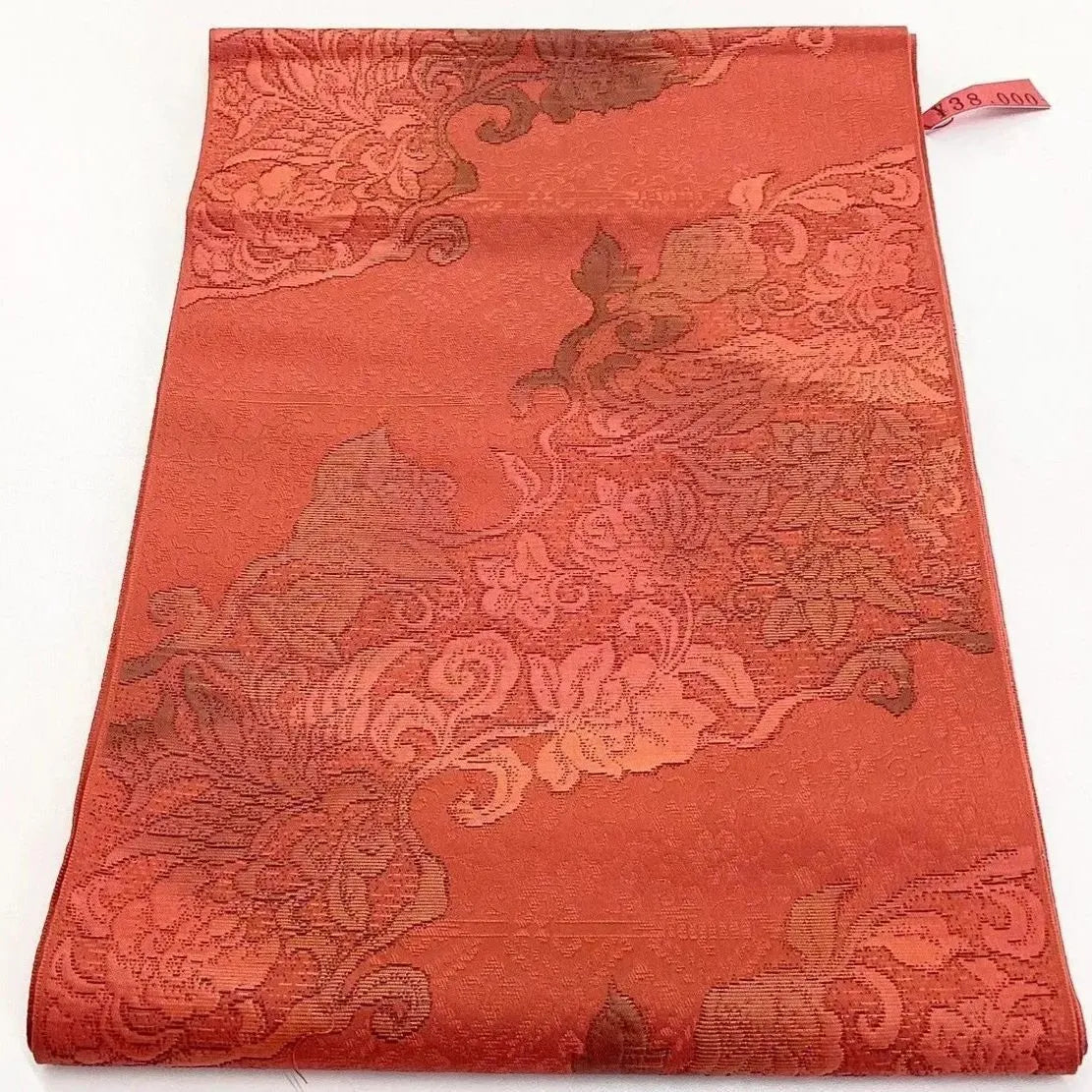 5785# Japanese Vintage Nagoya Obi Belt Kimono Fabric Silk Traditional Untailored