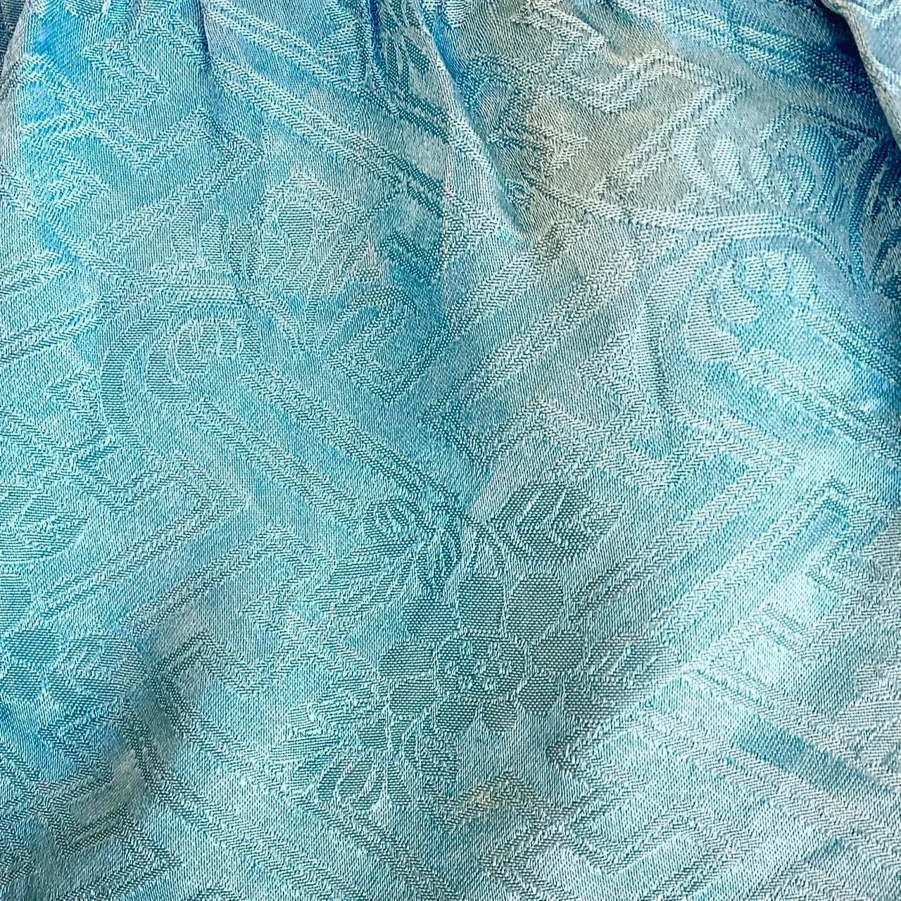 5841# Japanese Kimono Accessory Obiage and Obijime 2-piece Set Silk Shibori