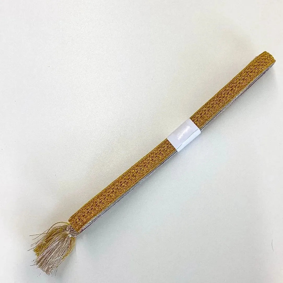 5840# Japanese Kimono Accessory Obiage and Obijime 2-piece Set Silk Shibori