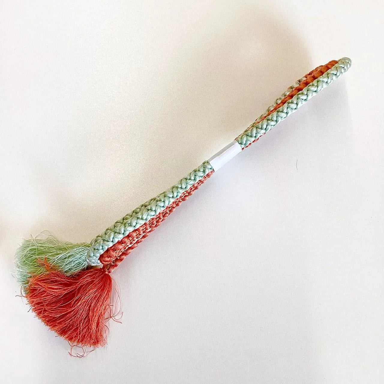 5847# Japanese Kimono Accessory Obiage and Obijime 2-piece Set Silk Shibori