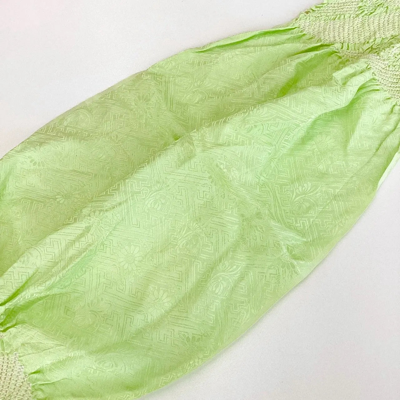 5850# Japanese Kimono Accessory Obiage and Obijime 2-piece Set Silk Shibori